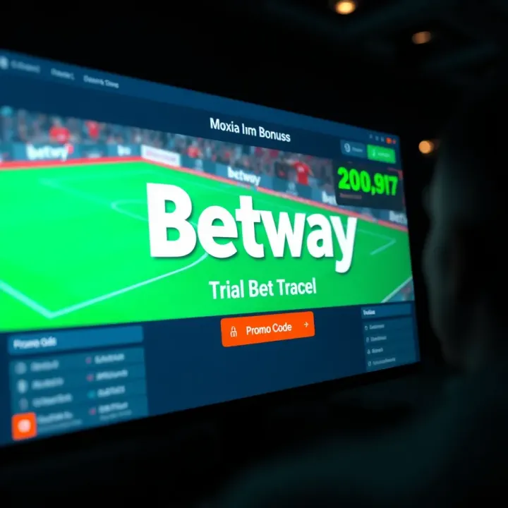 User browsing a football betting website on a laptop with clear navigation and vibrant interface
