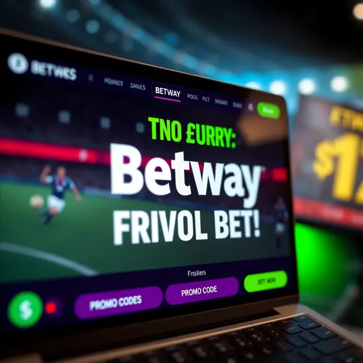 Betway app interface displaying sports betting options on an Android smartphone
