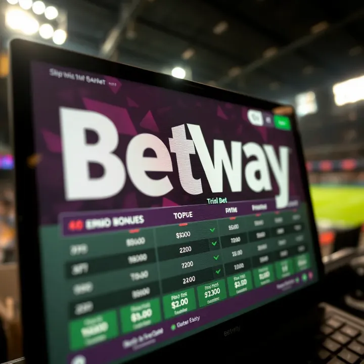 User interface of Betway app showing sports betting options on iPhone