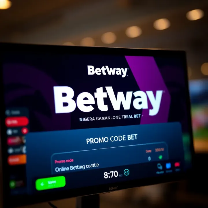 Secure login screen of the Betway app showing account setup for Nigerian users