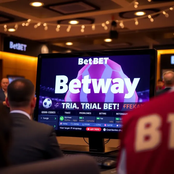User interface of Betway Aviator game displaying flight-themed graphics and interactive betting options