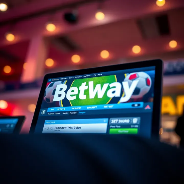 Screenshot of Betway registration and bonus code entry interface on betting platform