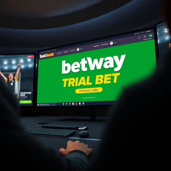 Mobile device displaying Betway Kenya app interface with sports betting options and live scores