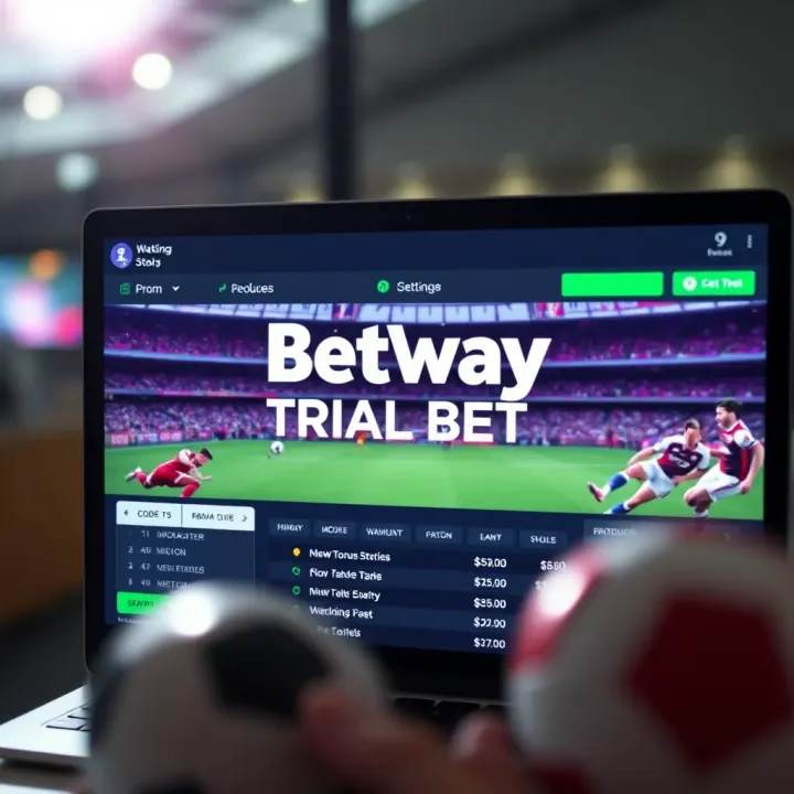 Mobile device displaying Betway sign up page with input fields for user information