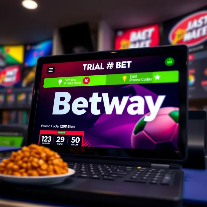 Betway Nigeria App Interface on Mobile Device Mobile device displaying Betway Nigeria app interface with betting options