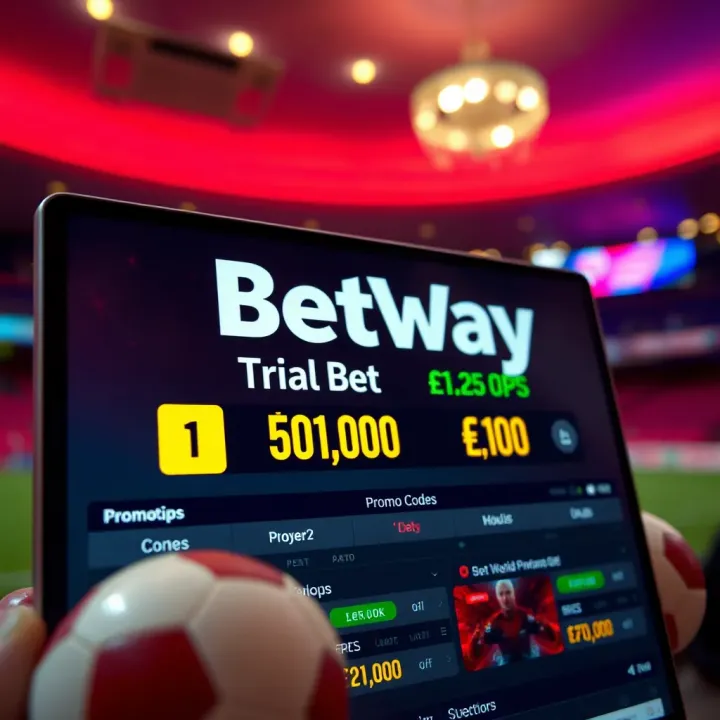 Phone screen showing login interface for Betway Nigeria app with username and password fields