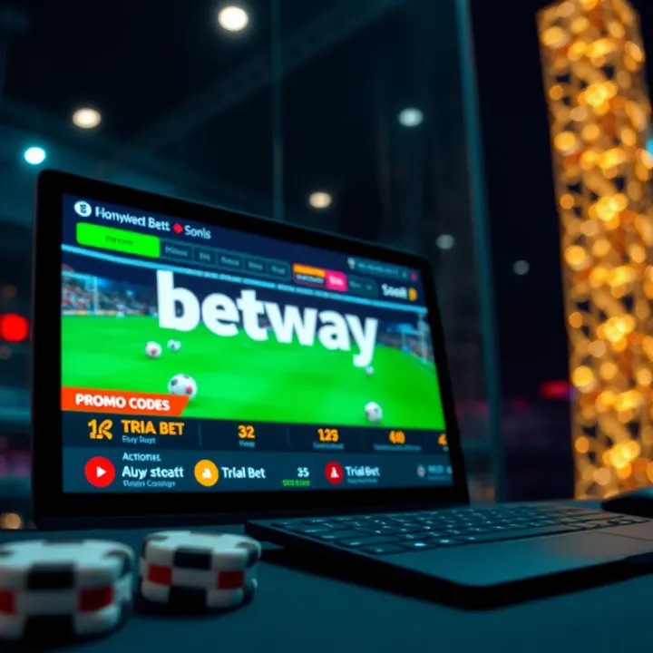 Login screen of Betway Nigeria displayed on a mobile phone with secure authentication prompts