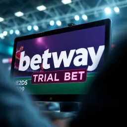 Mobile phone displaying Betway app with Nigerian currency on screen
