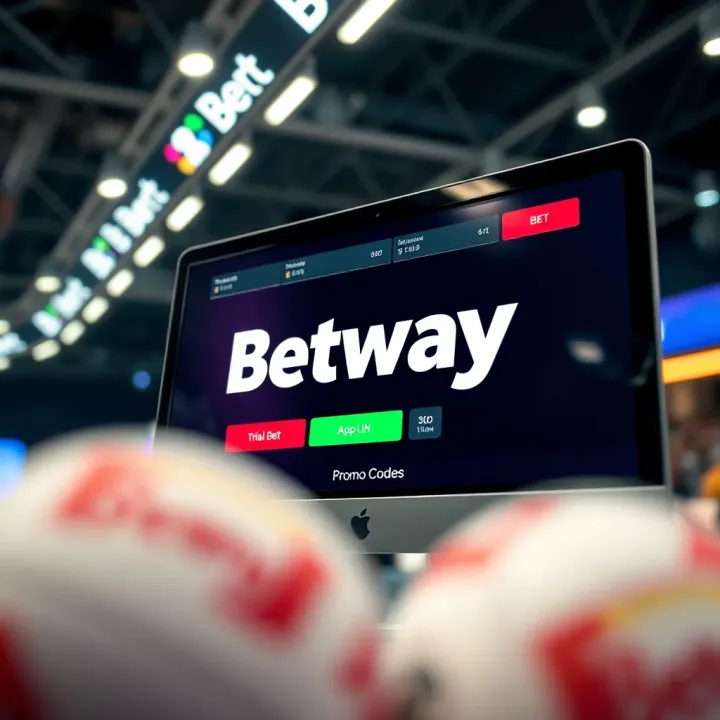User interacting with Betway Progressive Web App on a smartphone showing betting options and live updates