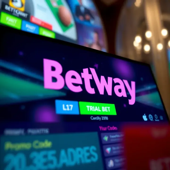 Mobile phone screen showing BetWay registration form with phone number input field