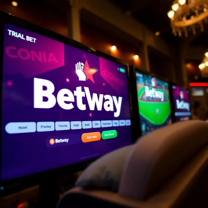 Nigerian boxer training in a gym with Betway branding visible