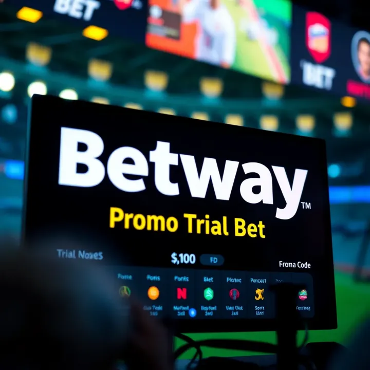 User interface showing Betway app login and registration options with Nigerian flag background