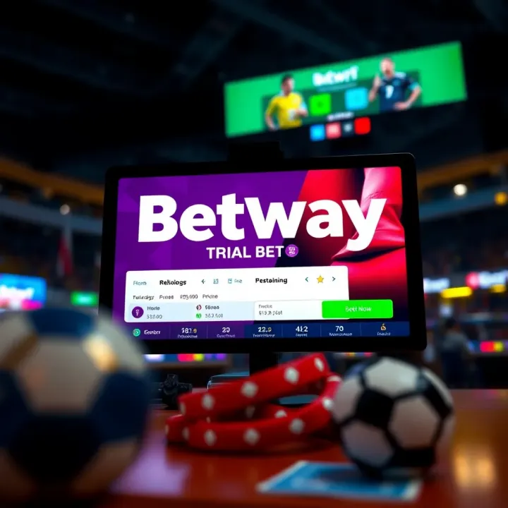 Mobile phone displaying Betway Nigeria registration screen with clear interface