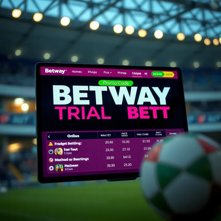 User navigating Betway account settings on a mobile device screen