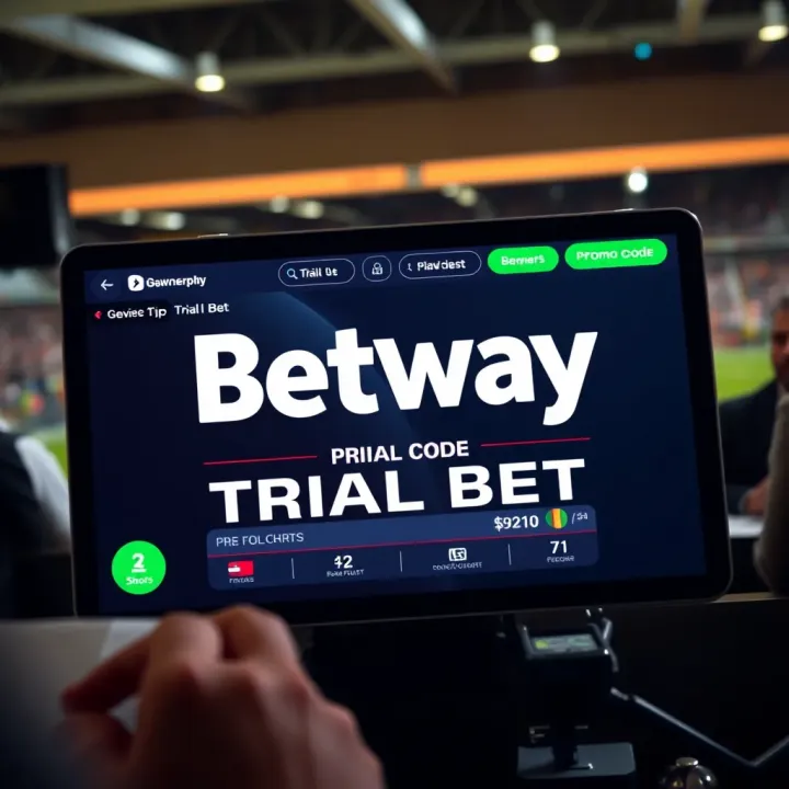 Exterior view of a modern Betway mobile shop in Lagos with bright signage