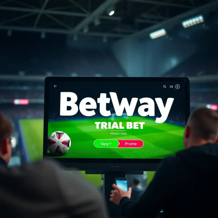 Mobile phone displaying Betway USSD code interface for betting in Nigeria