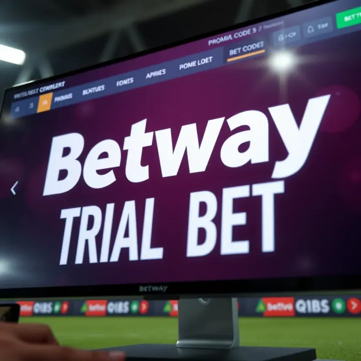 Football field with digital betting odds overlay representing Betway Nigeria platform